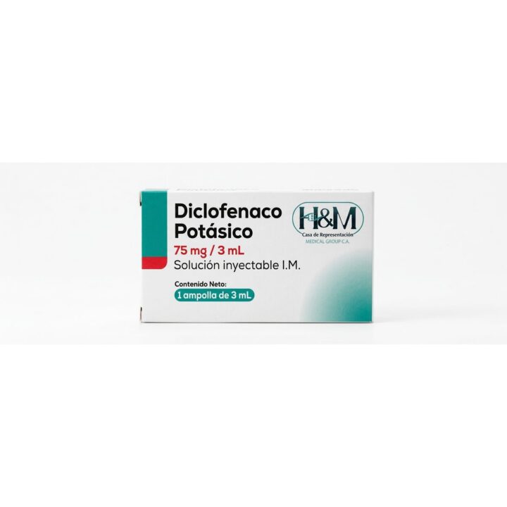 Diclofenac Potásico 75 mg/3 mL solución inyectable