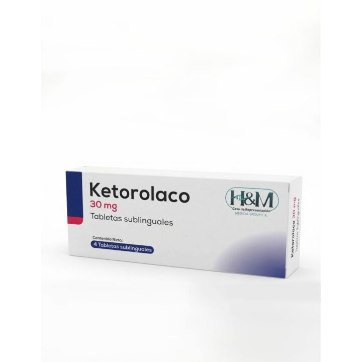 Ketorolaco Trometamina 30 mg tabletas sublinguales