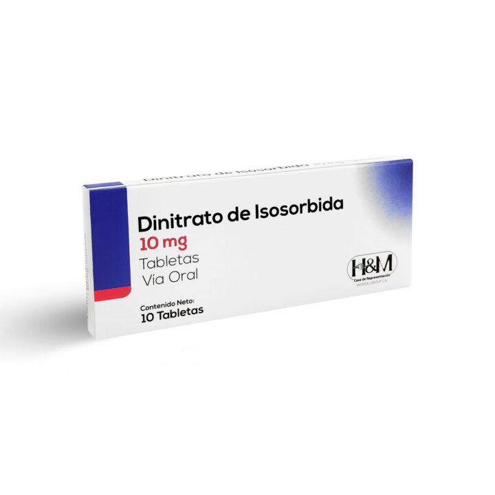 Dinitrato de Isosorbida 10 mg tabletas