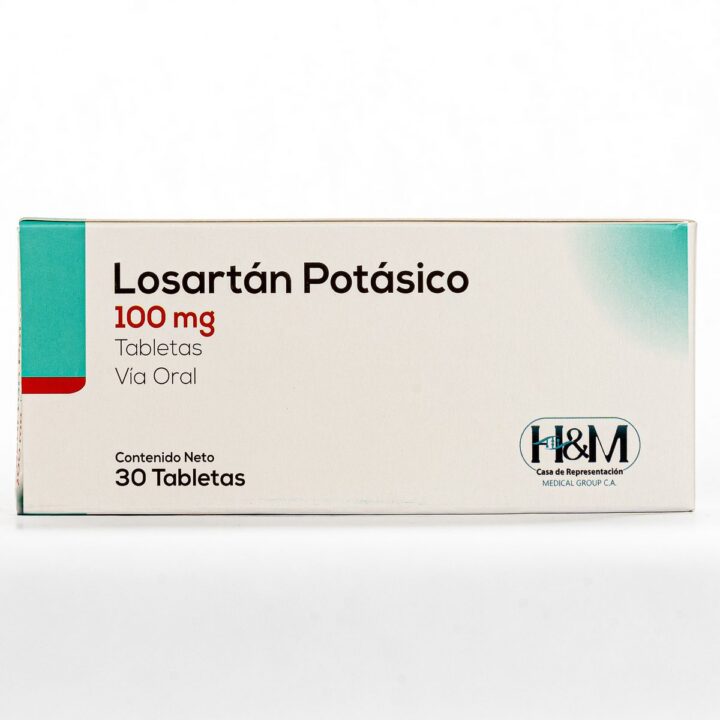 Losartán Potásico 100 mg tabletas