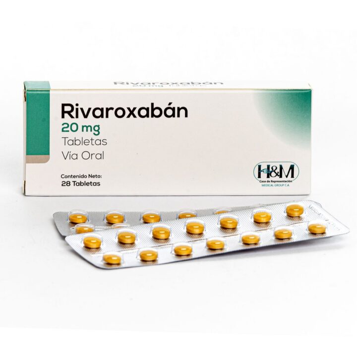 Rivaroxabán 20 mg tabletas