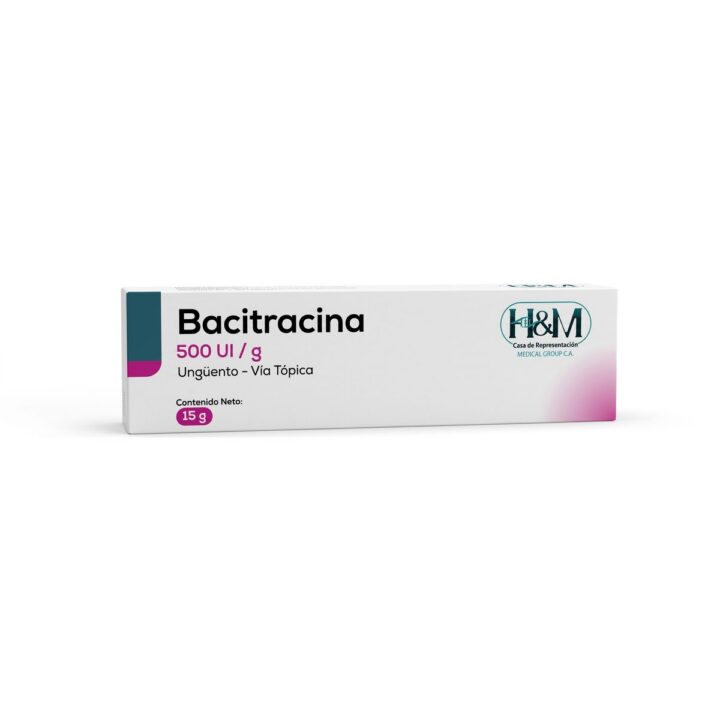 Bacitracina 500 UI/g ungüento