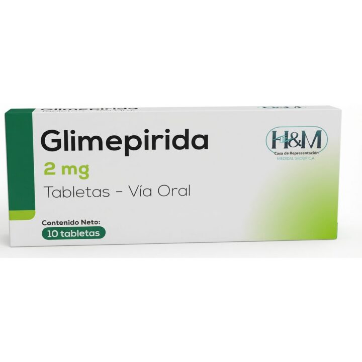 Glimepirida 2 mg tabletas