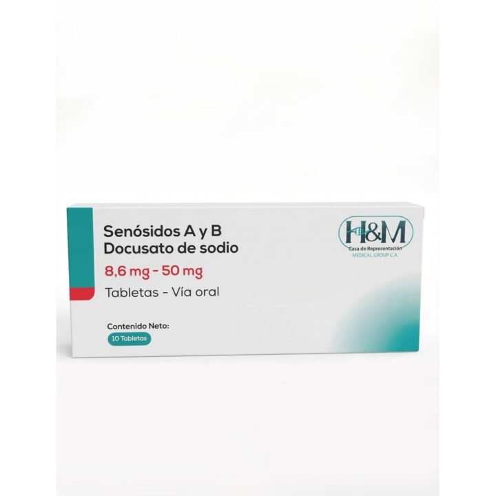 Senósidos A y B + Docusato de Sodio 6,8 mg – 50 mg tabletas