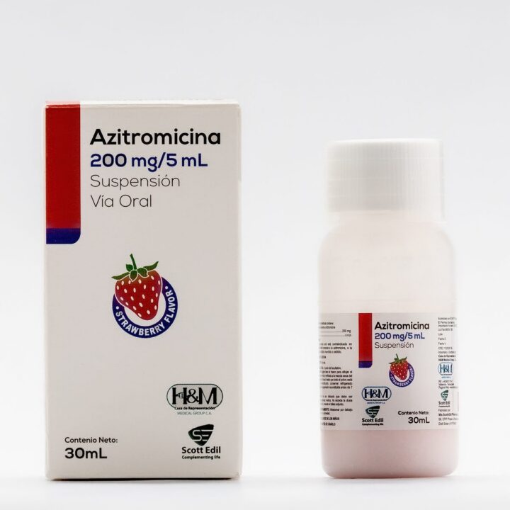 Azitromicina 200 mg/5 mL suspensión
