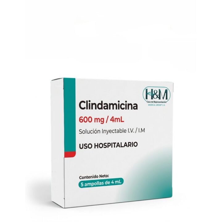 Clindamicina Fosfato 600 mg/4 mL solución inyectable