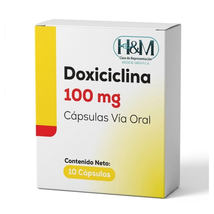Doxiciclina Hiclato 100 mg cápsulas