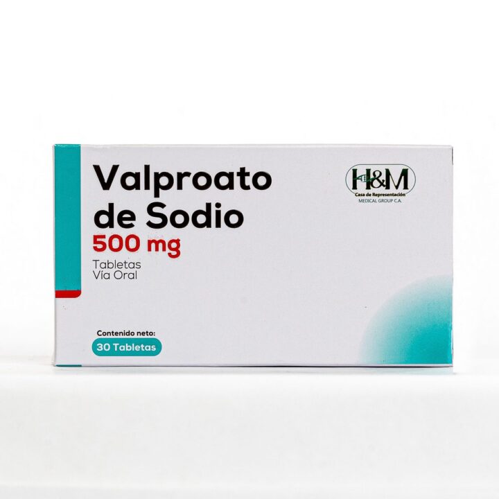 Valproato de Sodio 500 mg tabletas