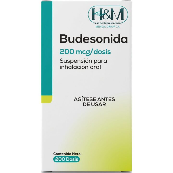 Budesonida 200 mcg aerosol para inhalación