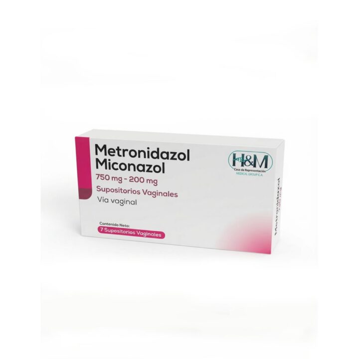 Metronidazol + Nitrato de Miconazol 750 mg – 200 mg óvulos
