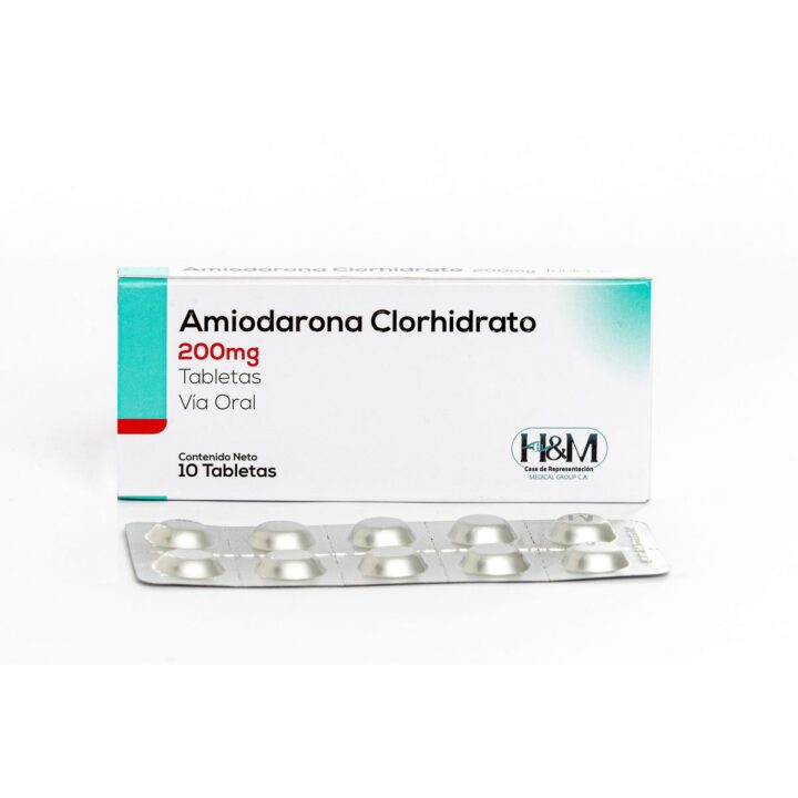 Amiodarona Clorhidrato 200 mg tabletas