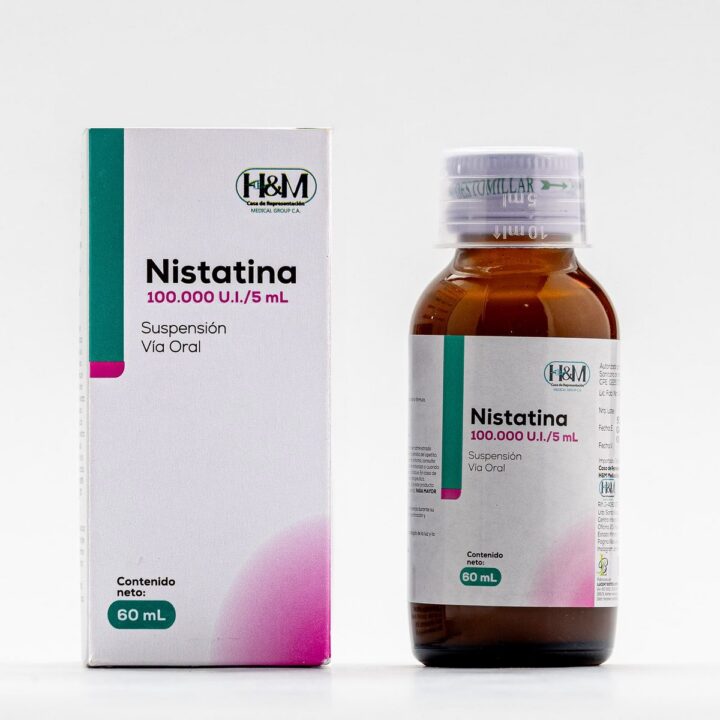 Nistatina 100.000 UI/5 mL suspensión